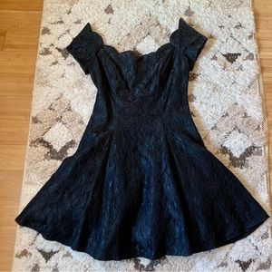 Vintage 80’a Roberta party dress - black